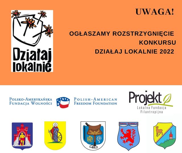 Ogłoszenie wyników do programu działaj lokalnie