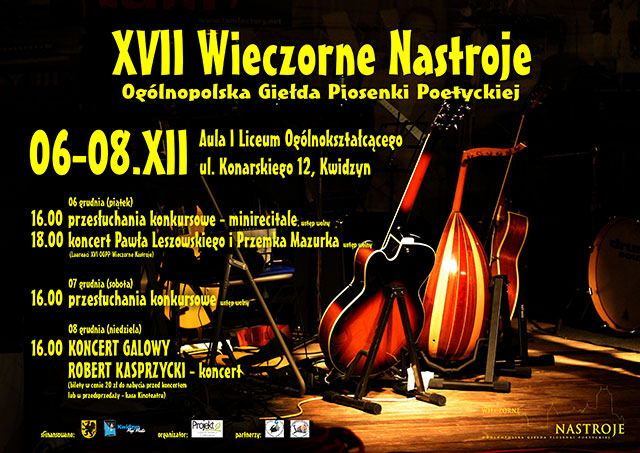 2013 - Ogólnopolska Giełda Piosenki Poetyckiej Wieczorne Nastroje 2013